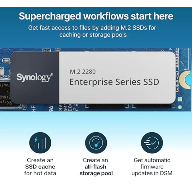 Synology NAS DS925+, 4 Einschübe, erweiterbare Kapazität bis 180 TB, 522/565 MB/s Lese-/Schreibdurchsatz – Bild 3