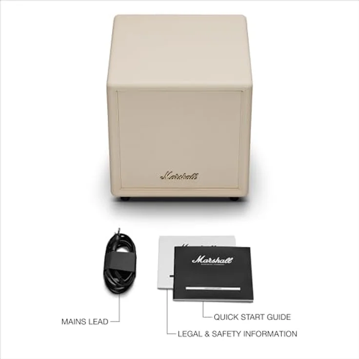 Marshall Heston Sub 200, Subwoofer mit kabelloser Verbindung und tiefem Bass, schwarz – Bild 6