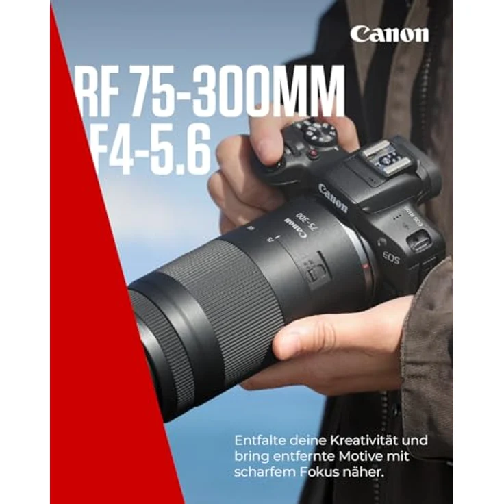 Canon RF 75-300mm F4-5.6, Telezoomobjektiv mit leichter Bauweise für Sport- und Naturaufnahmen – Bild 2