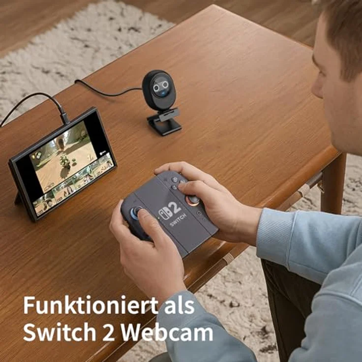 EMEET 4K Webcam Piko, KI-gestützte Dual-Kamera Webcam mit 3 Mikrofon-Arrays und 3 Soundmodi, USB-Webcam für Zoom/Skype – Bild 11
