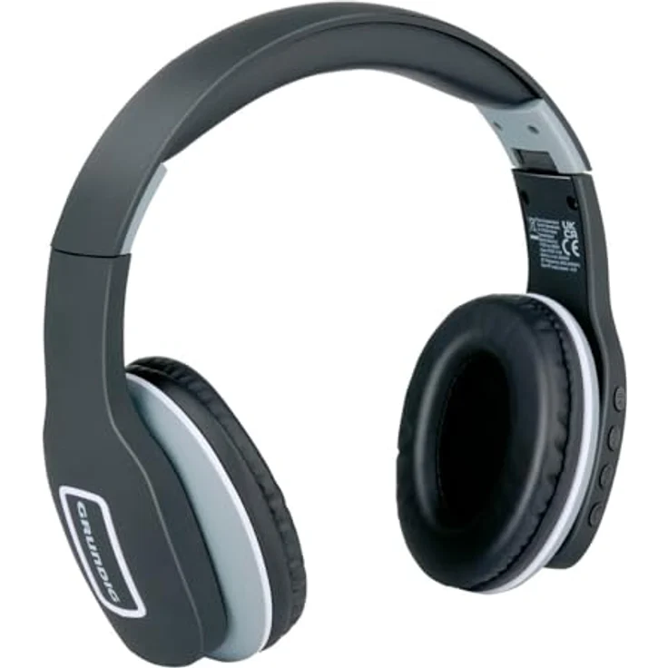 Grundig Bluetooth Over Ear Kopfhörer, kabellos mit Mikrofon, 5 Stunden Spielzeit, inkl. 3,5mm Audiokabel und USB-C Ladekabel – Bild 1