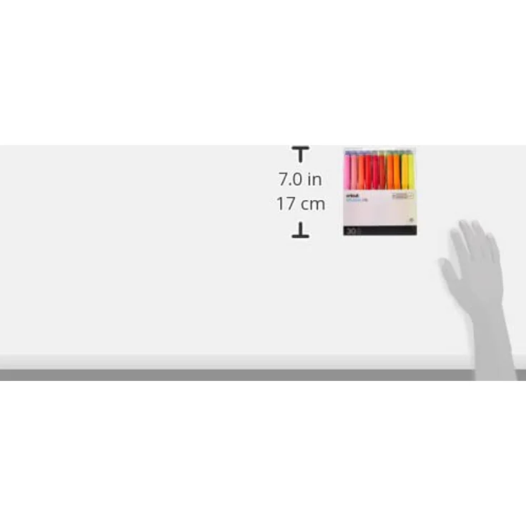 Cricut Infusible Tintenstift Set | Ultimativ | Feiner Punkt | 30-Pack | Zur Verwendung mit infusiblen Tintenkompatiblen und Cricut Easypress oder Cricut Autopress – Bild 5