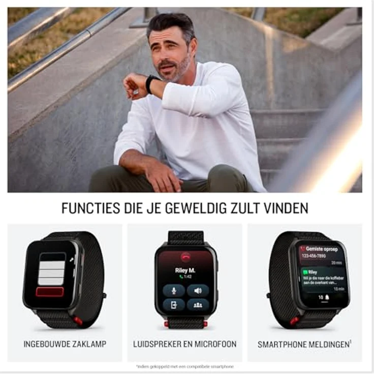 Garmin Venu X1 (51mm) - GPS-Smartwatch mit 2" AMOLED-Display, 8 Tage Akkulaufzeit, 100+ Sport-Apps, 24/7 Health- und Wellnessfunktionen, Telefonie, Karten und LED-Taschenlampe – Bild 4