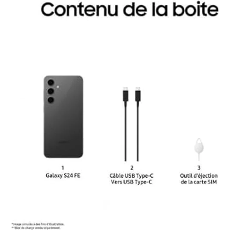 Samsung Galaxy S24 FE DS 5G 128GB graphite, Smartphone mit 17 cm (6.7") Display und 50 MP Triple-Kamera – Bild 8