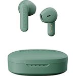 Urbanista Copenhagen True Wireless In Ear Kopfhörer Bluetooth 5.2, Touch-Bedienung Earbuds & Noise Cancelling Mikrofon, 32 Std. Spielzeit, USB C Ladecase, IPX4 Wasserabweisend, Salbeigrün