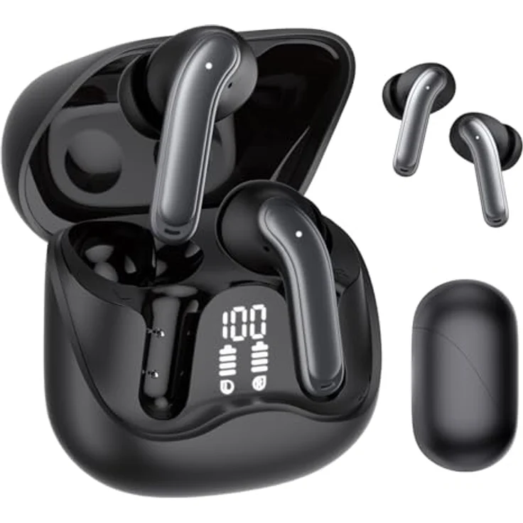 Audiocore AC591 PRO, Kabelloses Headset mit Hybrid ANC, 6 Mikrofonen, 33h Akku, Bluetooth 5.4, intelligente App, Mono-Modus, einstellbarer Equalizer – Bild 1