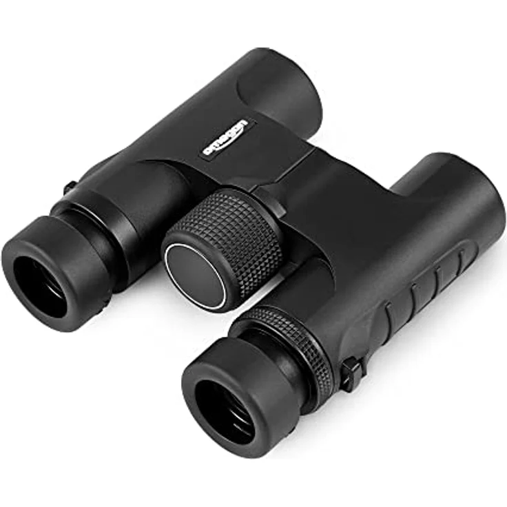 Omegon Fernglas Blackstar 2.0 10x25, kompaktes Dachkantfernglas mit guter Farbkorrektur und wasserdichtem Gehäuse – Bild 4