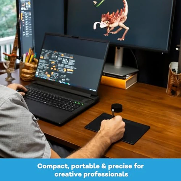 Wacom Intuos Pro Small, kompaktes Grafiktablett mit 8192 Stufen Druckempfindlichkeit, USB- und Bluetooth-Konnektivität – Bild 5