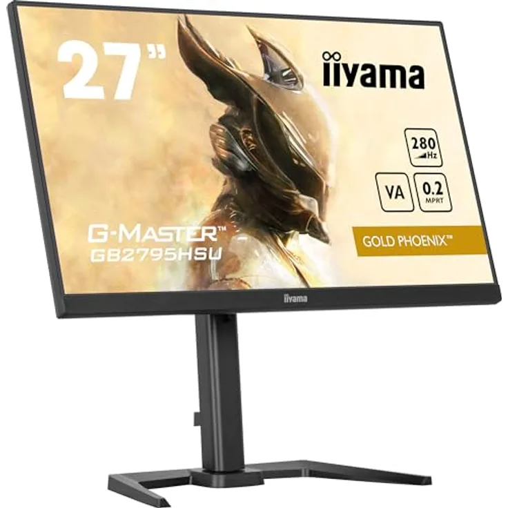 iiyama G-Master Gold Phoenix GB2795HSU-B1 27" VA LED Gaming Monitor Full HD HDMI DP USB3.2 0.2ms 280Hz FreeSync Premium HDR10 schwarz