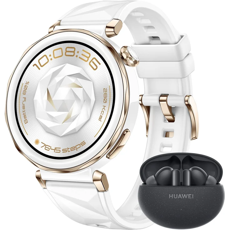 Huawei Watch GT 5 PRO 42MM Bundle Smartwatch mit AMOLED Farbdisplay und TruSeenTM 6.0 Sensor – Bild 1