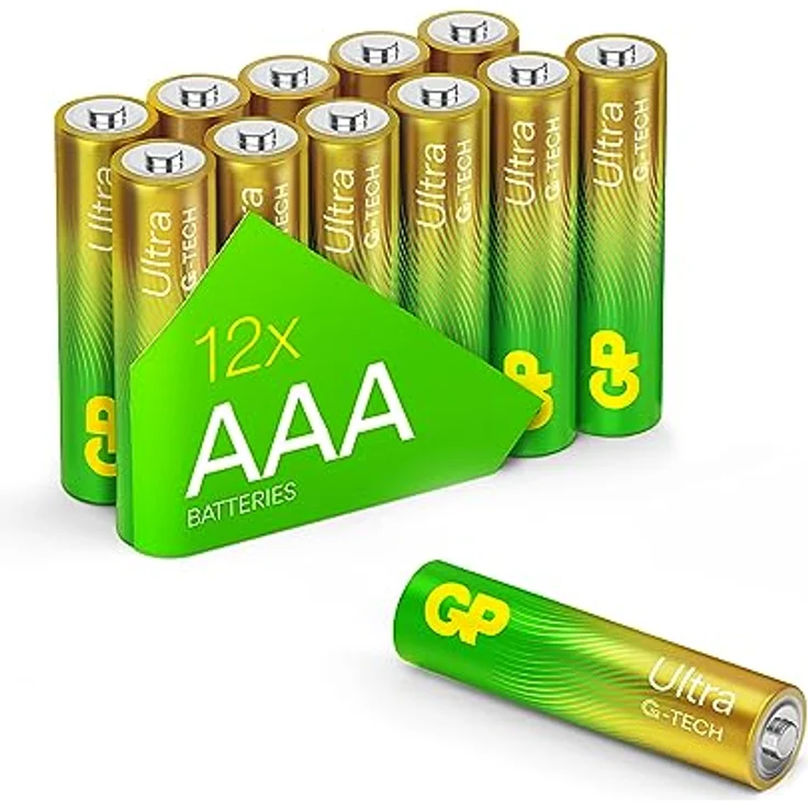 AAA Batterie GP Alkaline Ultra 1,5V 12 Stück – Bild 1