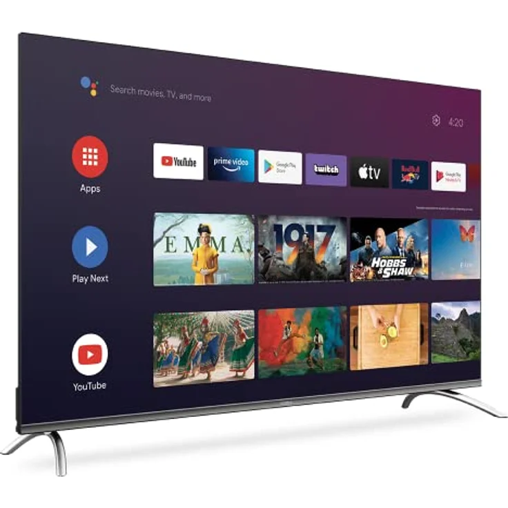 STRONG SRT50UD7553 | Smart TV | Android | 50" LED TV | 4K UHD | HDR10 | DVB-T/T2/C/S2 | Google Voice Control | Netflix, Prime Video, Disney+ UVM. – Bild 2