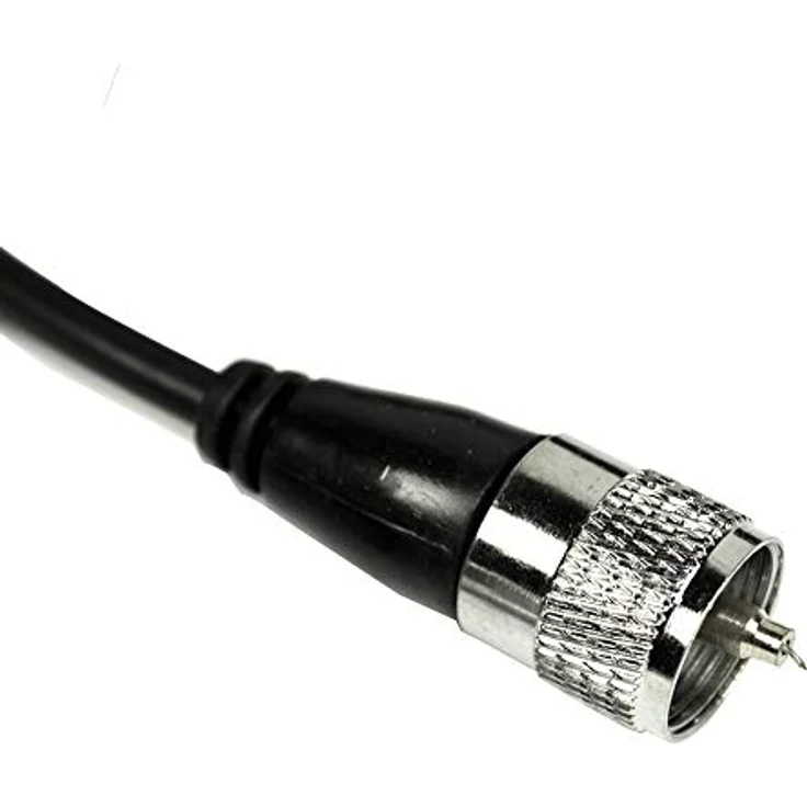 Albrecht Coax Verbindungskabel RG58, 1,5 m, schwarz, beidseitig mit 2xPL 259 Stecker – Bild 5