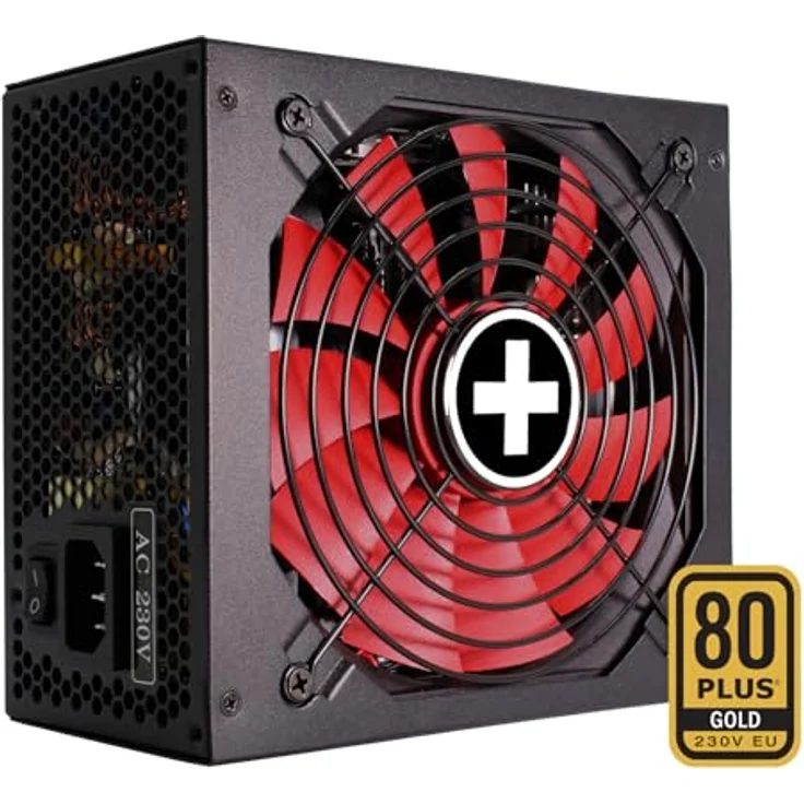 Xilence XP750MR9.2 750W leises PC Netzteil, ATX 3.0 PCI-E Gen 5.0, 80+ Gold, Semi Modular, Gaming, edle Flachbandkabel, 1x20+4PIN, 1x4+4PIN, 1x8PIN, 1xVHPWR, 3xPCI-E 6+2PIN, 3xIDE, 6xSATA, schwarz – Bild 2