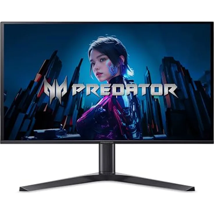 Acer Predator X27 X1 Gaming Monitor, 26.5 Zoll 4K QD-OLED, 240Hz, 0.03ms, FreeSync Premium Pro/G-Sync, HDR, Pivot