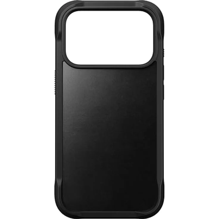 NOMAD Rugged Leather Case für iPhone 17 Pro, MagSafe-kompatible Schutzhülle aus Polycarbonat mit TPU-Bumper und matte PET-Rückseite, Black Horween – Bild 1