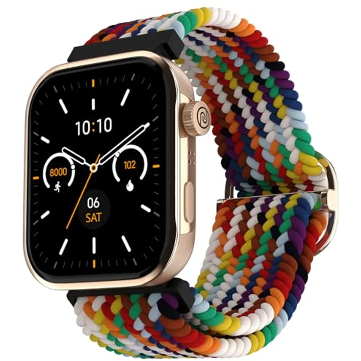Noise Smartwatch Pro 5 (Rainbow), 1,85-Zoll-AMOLED-Display, Bluetooth 5.3, IP68-Zertifizierung, bis zu 7 Tage Akkulaufzeit – Bild 2