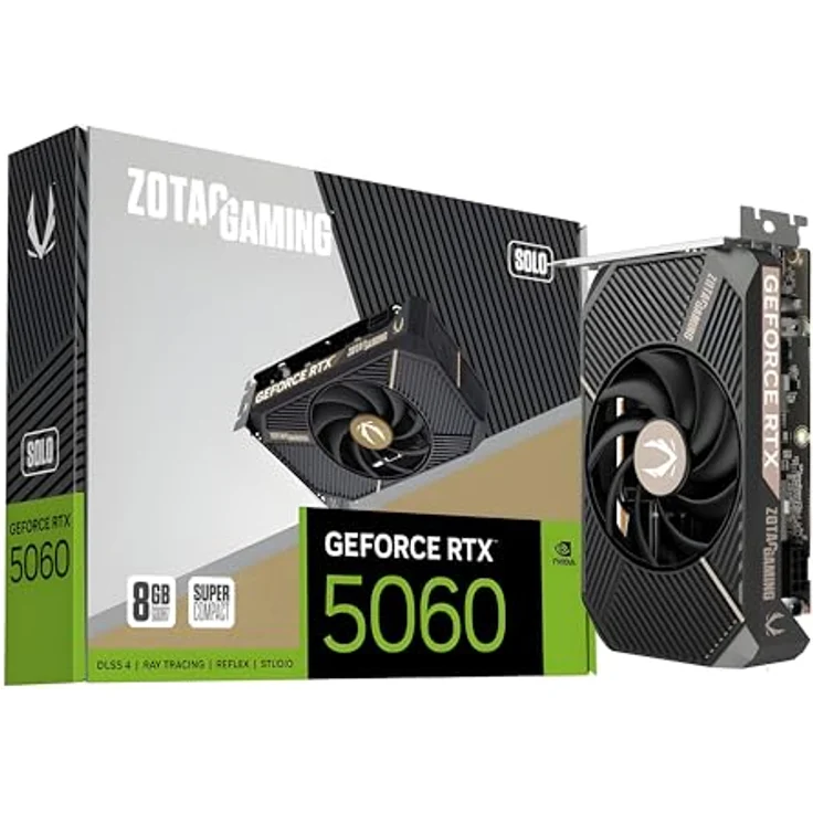 Zotac GeForce® RTX 5060 Solo, 8GB GDDR7, NVIDIA DLSS 4, kompakte Grafikkarte mit 3x DisplayPort 2.1a und 1x HDMI 2.1b – Bild 2