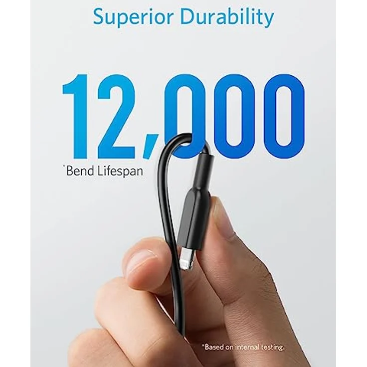 Anker 321 USB-A to Lightning Cable, 0,9 m, schwarz (A8432012) – Bild 4