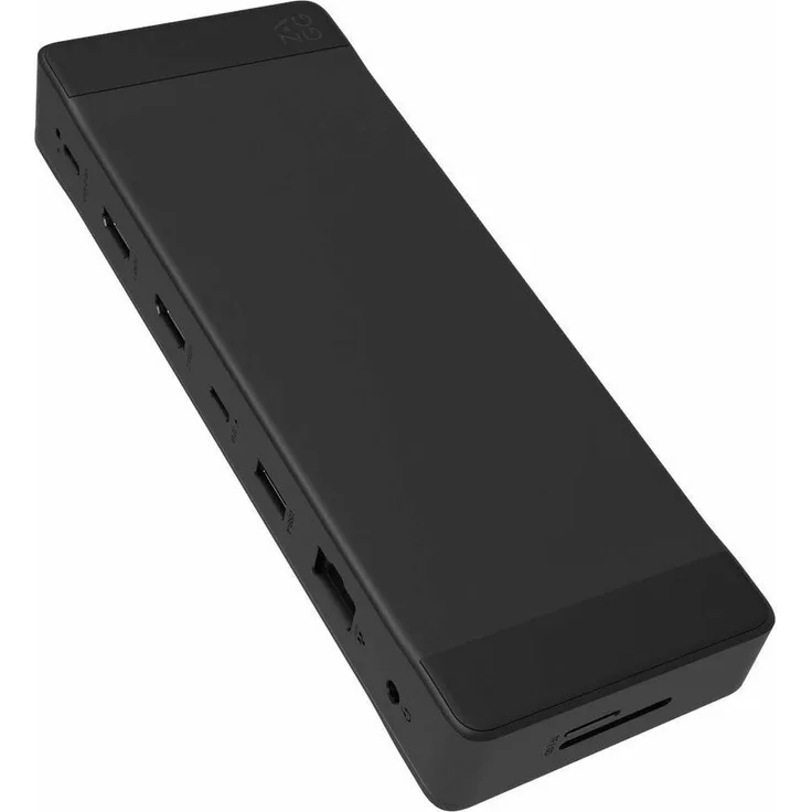 ZAGG USB-C Docking Station mit Ladefunktion, 4K @ 60Hz, 2 x HDMI, SD/microSD Kartenleser, grau/schwarz