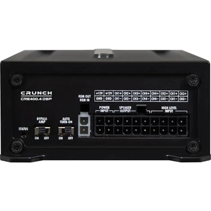 Crunch CRE400.4DSP-ISO.M3, 4-Kanal DSP-Verstärker mit 6-Kanal Full HD Signalprozessor und 400 Watt Leistung für BMW und Mini – Bild 4