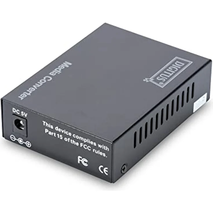 DIGITUS Medienkonverter - SFP+ Port - 10 Gbit Ethernet - RJ45 / SFP+ - 10GBase-T zu 10GBase-R - Schwarz – Bild 3