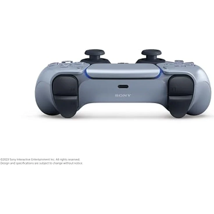 Sony DualSense Wireless-Controller für PS5, Sterling Silver, mit haptischem Feedback, adaptiven Triggern und integriertem Mikrofon – Bild 4