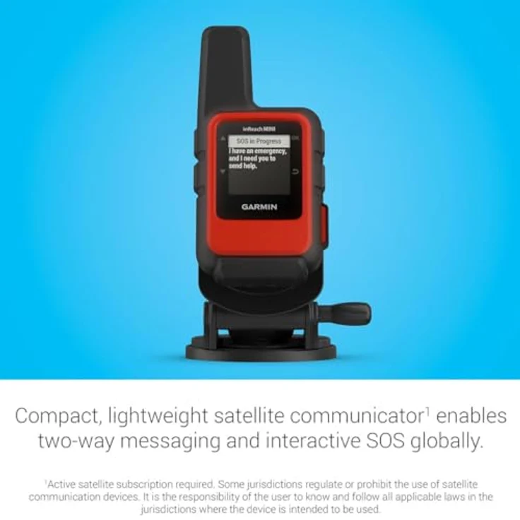 Garmin Inreach® Mini 2 Marine Bundle, Kompaktes Walkie-talkie mit globaler Satellitenkommunikation, Schwarz – Bild 3