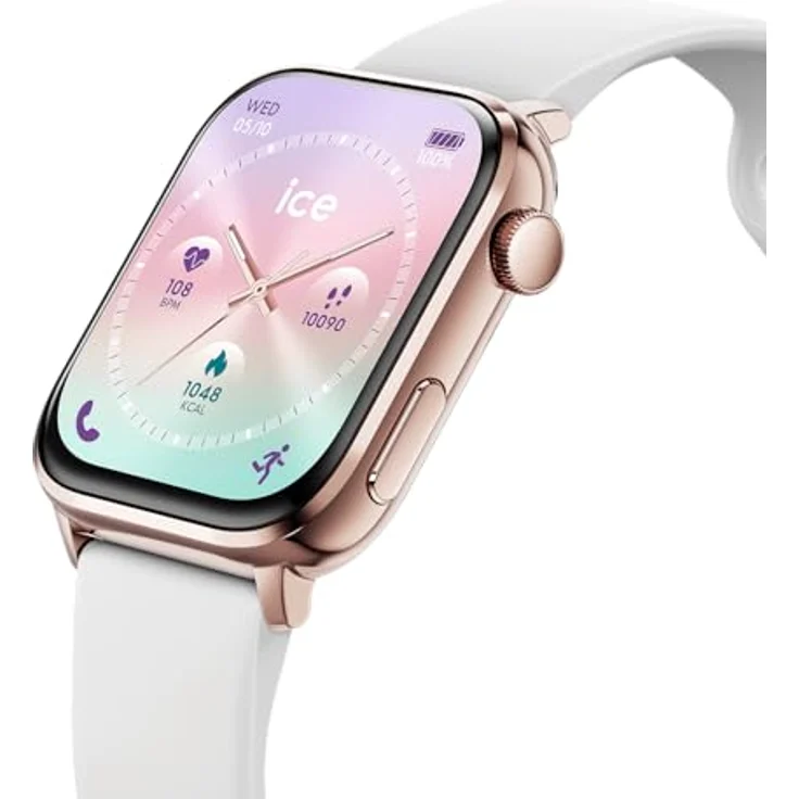 ICE-WATCH Ice Smart 3.0 Rose Gold White 1.78 AMOLED GPS Smartwatch für Damen - wasserdicht, GPS, Silikonarmband – Bild 3