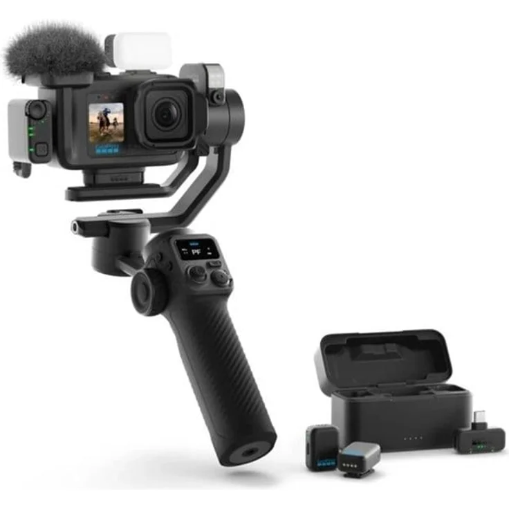 GoPro MISSION 1 PRO Ultimate Creator Edition, Actionkamera-Bundle mit 8K Video, 50MP Fotos, 3-Achsen Stabilisierung und Premium-Audio
