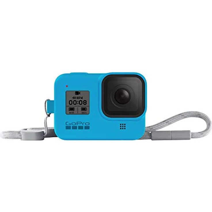 GoPro Hülle + Trageband für HERO8 Black - Bluebird (Offizielles GoPro Zubehör) Blau – Bild 2