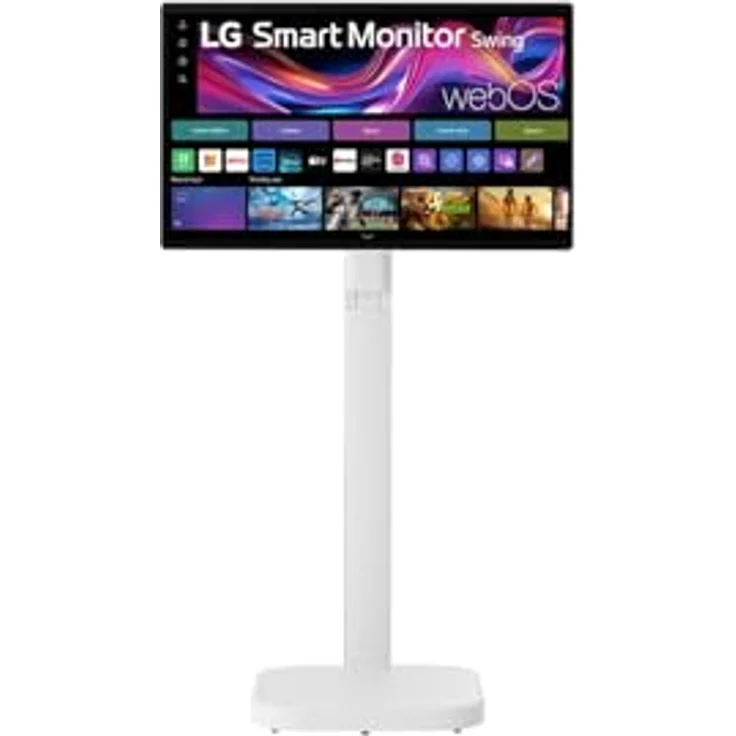 LG Smart Monitor Swing 32U889SA-W, 32 Zoll IPS Monitor mit 4K FHD (3840x2160), 5ms GtG, 60Hz, HDR 10, DCI-P3 95%, neigbar, höhenverstellbar – Bild 2