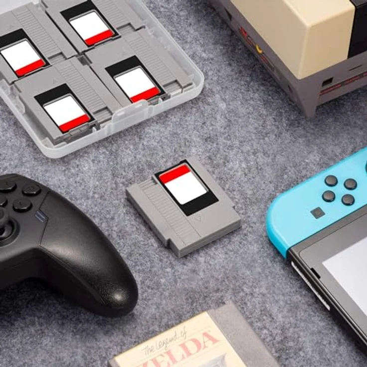Retro Fighters Retro85 Mini NES Cartridge Switch Game Case, stylisierte Spielkarten-Hülle für Nintendo Switch mit transparentem Aufbewahrungsetui – Bild 3