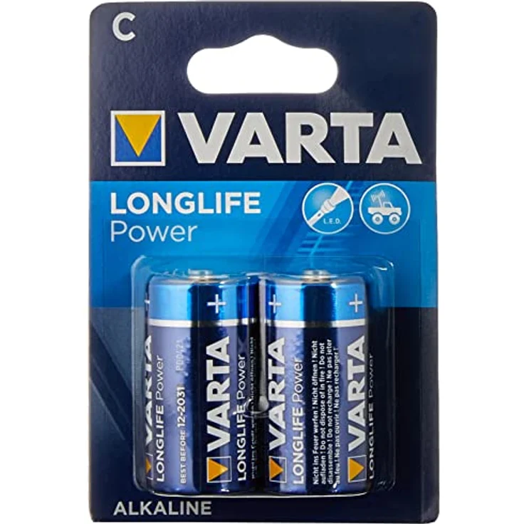 Varta Longlife Power 4914 Batterien (C, 1.5V, Alkaline, 2er Blister) – Bild 2