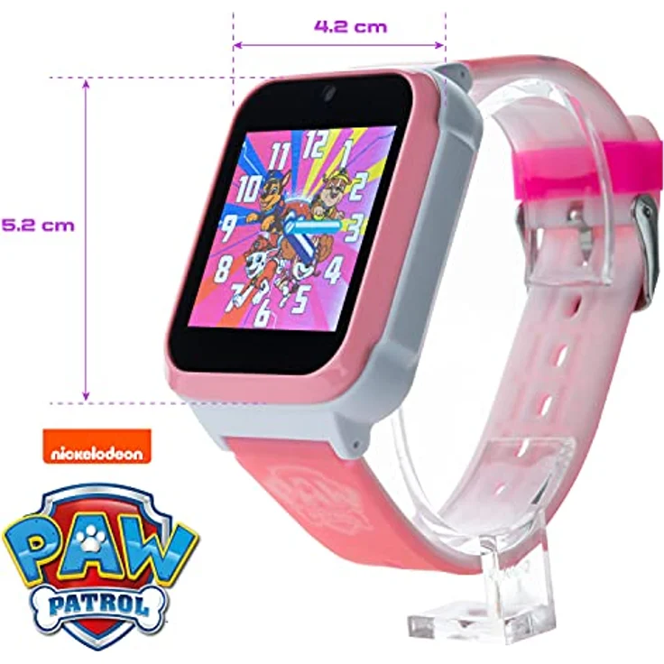Technaxx Paw Patrol Kids Smartwatch (3,91 cm/1,54 Zoll, Touch-Display, rosa) – Bild 2