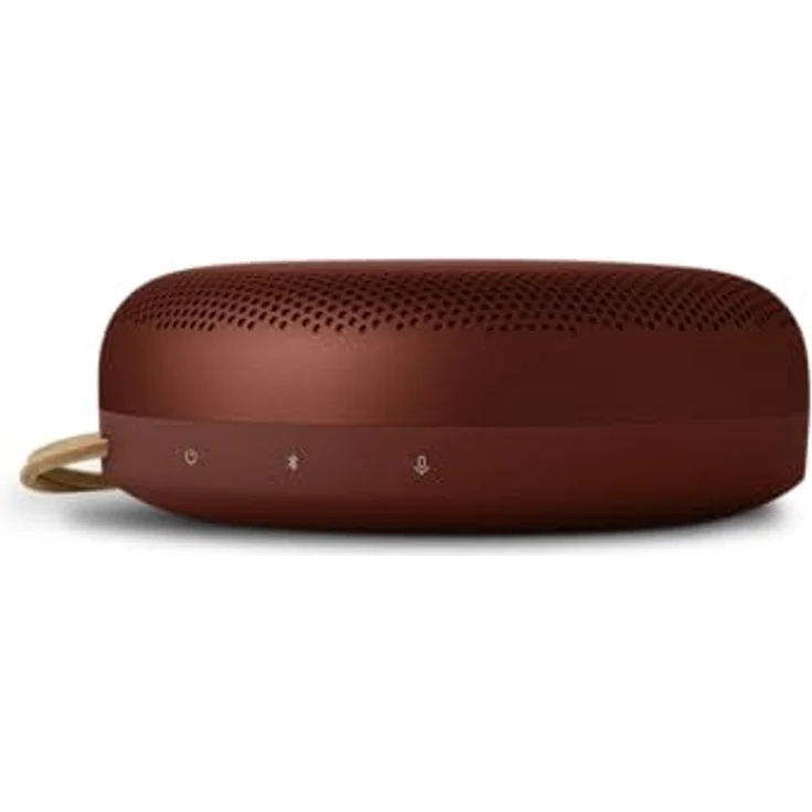 Bang & Olufsen Beosound A1 (3rd Gen), tragbarer Bluetooth Lautsprecher, IP67 wasserdicht, bis zu 24 Stunden Akkulaufzeit, 3 Mikrofone, C2C-zertifiziert - Rustic Red – Bild 3