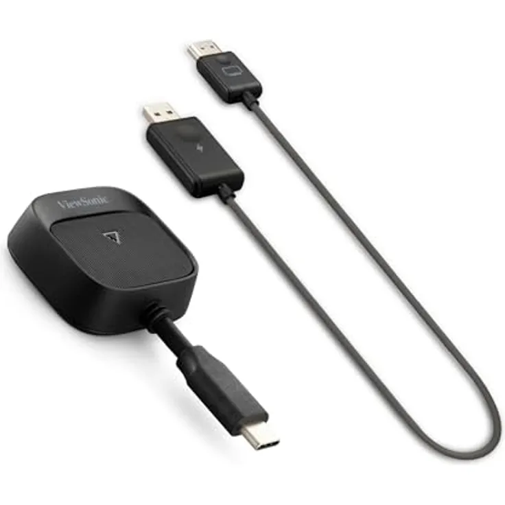 ViewSonic WPD-900 Wireless Screen Casting Kit, Wi-Fi 5 (802.11ac), USB Typ C, schwarz