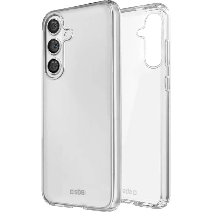 Sbs mobile TESKINSAA35T, transparente Handyhülle für Samsung Galaxy A35, 16.8 cm (6.6) Smartphone mit dezentem Schutz