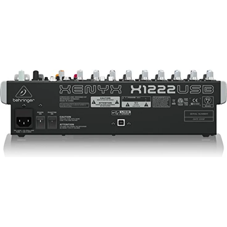 Behringer XENYX X1222USB 16-Kanal 2-2 Bus Mischpult mit XENYX Mic Preamps, 1-knob Kompressoren, 24-bit Multi-FX und USB Audio Interface – Bild 6