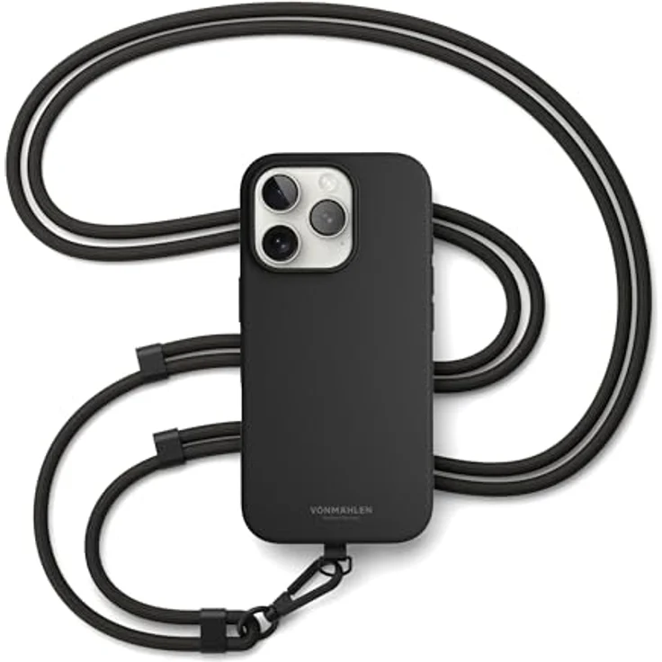 Vonmählen Infinity Go Gurt, universelle Handy-Kette für jede Marke, schwarz – Bild 6