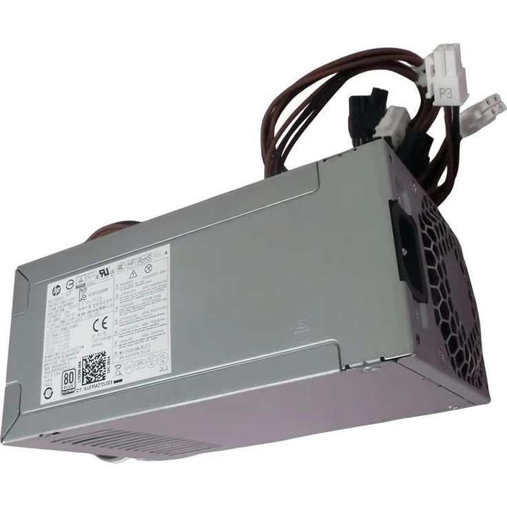 HP POWER SUPPLY 550W MT, zuverlässiges Netzteil für PC mit Multi-Rail +12V-Konfiguration, schwarzes Gehäuse