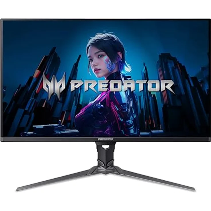 Acer Predator X32X5, 31.5 Zoll QD-OLED Gaming Monitor, 4K UHD, 240Hz, FreeSync Premium Pro, höhenverstellbar – Bild 1