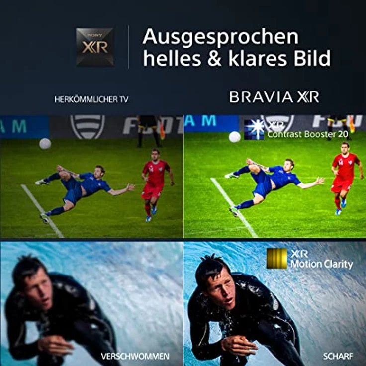 Sony BRAVIA XR, XR-85X95L, 85 Zoll Fernseher, Mini LED, 4K HDR 120Hz, Google TV, Smart TV, Works with Alexa, mit exklusiven PS5-Features, HDMI 2.1, Gaming-Menü mit ALLM + VRR, 24 + 12M Garantie – Bild 3