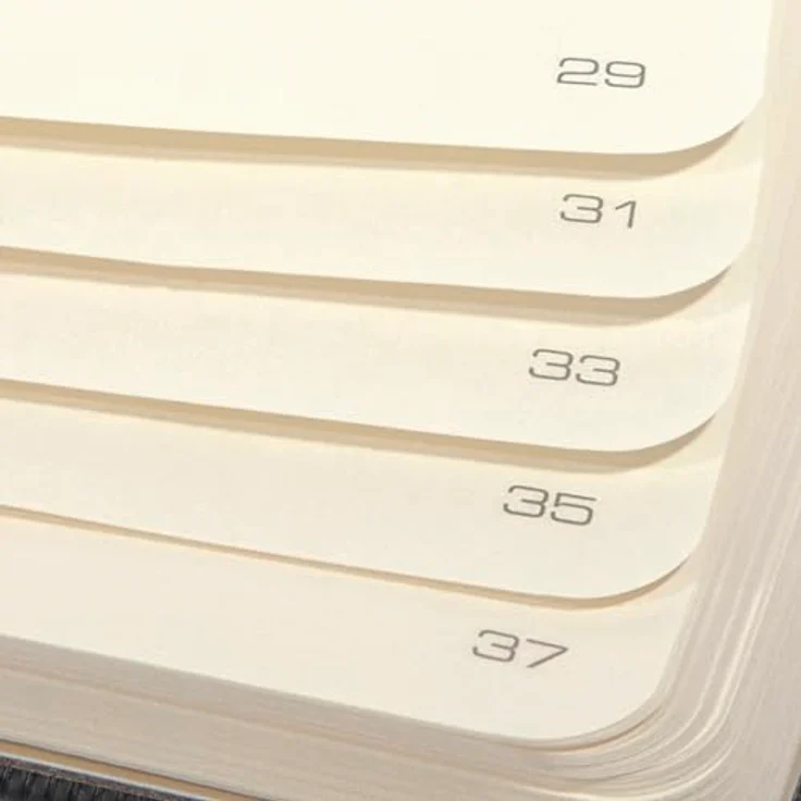 Sigel Conceptum Notizbuch A4, 194 Seiten, Softcover kariert, 80g, dunkelgrau, mit Stiftschlaufe und Gummibandverschluss – Bild 5