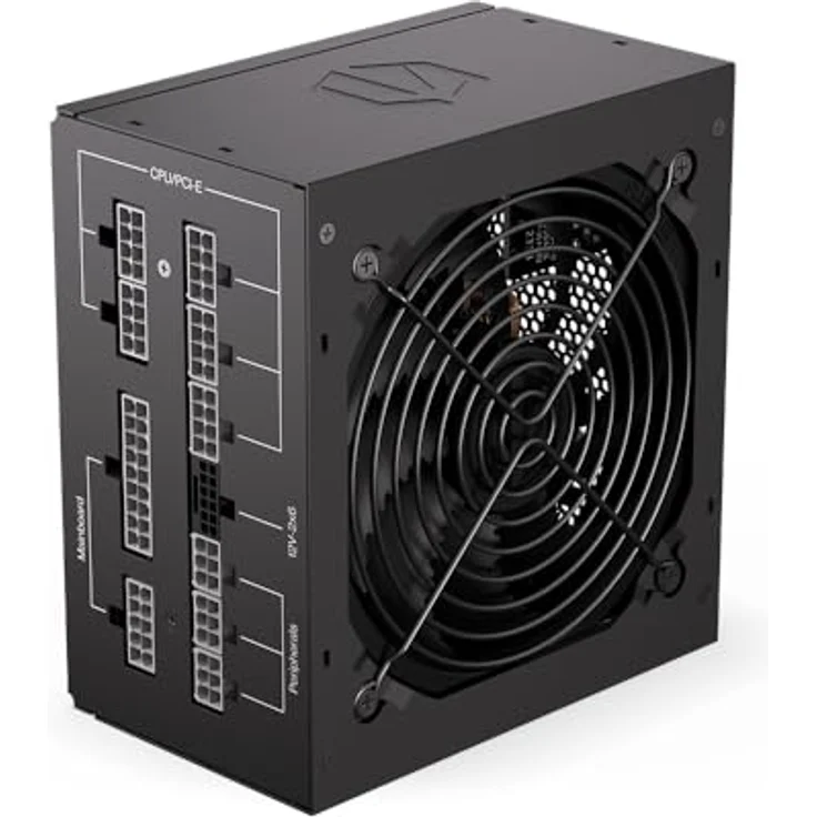 ENDORFY Supremo FM6 Gold 1000W, ATX 3.1 PC Netzteil, 80 Plus® Gold-Zertifizierung, Leiser Betrieb, Fluctus Lüfter mit FDB-Lager, 100% japanische Kondensatoren, Vollmodulares Kabelmanagement – Bild 1