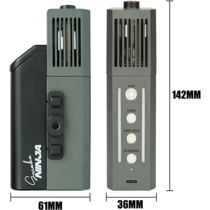 SmokeGenie Smoke Ninja, kabelloser Nebelgenerator mit 100 ml Rauchformel und umfassendem Zubehörset, kompakt und tragbar – Bild 2