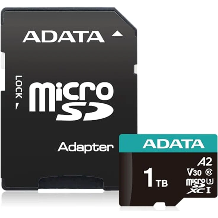 ADATA AUSDX1TUI3V30SA2-RA1 Memory Card 1 TB MicroSDXC UHS-I, AUSDX1TUI3V30SA2-RA1 - Speicherkarte ADATA 1 TB MicroSDXC UHS-I – Bild 2