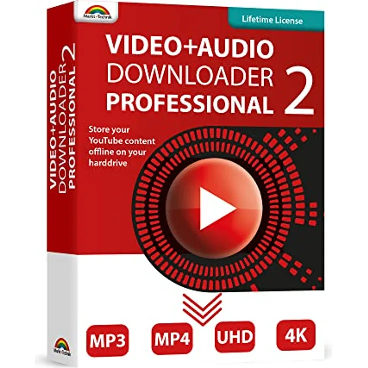 Video and Audio Downloader PRO 2 software for YouTube – download your favorite YouTube videos as MP4 video or MP3 audio – compatible with Windows 11, 10, 8