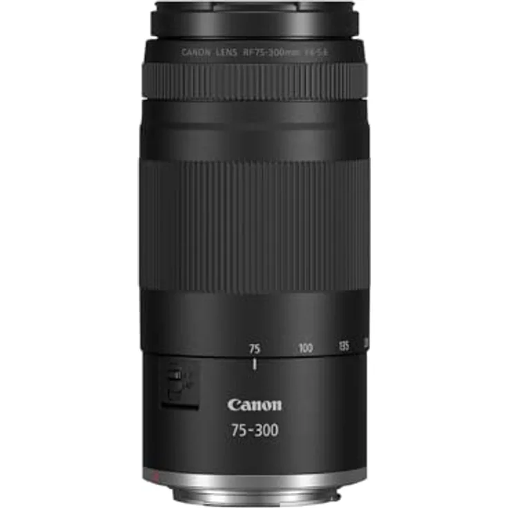Canon RF 75-300mm F4-5.6, Telezoomobjektiv mit leichter Bauweise für Sport- und Naturaufnahmen