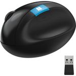 Incase Sculpt Ergonomic Mouse, RF Wireless Maus in Schwarz mit 4-Wege-Scrollrad und Windows-Taste